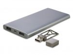 Артикул 530  Набор: Портативное зарядное устройство 10 000 mAh USB флеш карта 8 GB