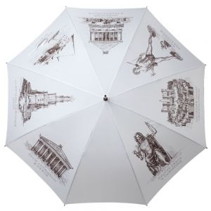 зонт , зонты под нанесение, зонты складные, зонты трость, купить зонт с деревянной ручкой в Алматы, купить недорогие подарки для клиентов, купить подарки, подарки для личного пользования