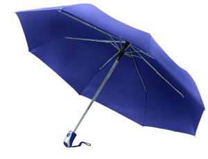 зонт синий, зонты под нанесение, зонты складные, зонты трость, купить зонт с деревянной ручкой в Алматы, купить недорогие подарки для клиентов, купить подарки, подарки для личного пользования