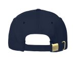 Артикул 111, Бейсболка 5 панельная белая 260 гр темно-синий