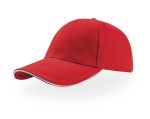 Артикул 112 Бейсболки 6-панельные, 100% хлопок 260 гр SEATTLE красная