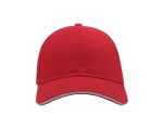 Артикул 112 Бейсболки 6-панельные, 100% хлопок 260 гр SEATTLE красная