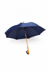 зонт синий, зонты под нанесение, зонты складные, зонты трость, купить зонт с деревянной ручкой в Алматы, купить недорогие подарки для клиентов, купить подарки, подарки для личного пользования