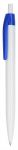Артикул 002, Пластиковая шариковая ручка белая с синим